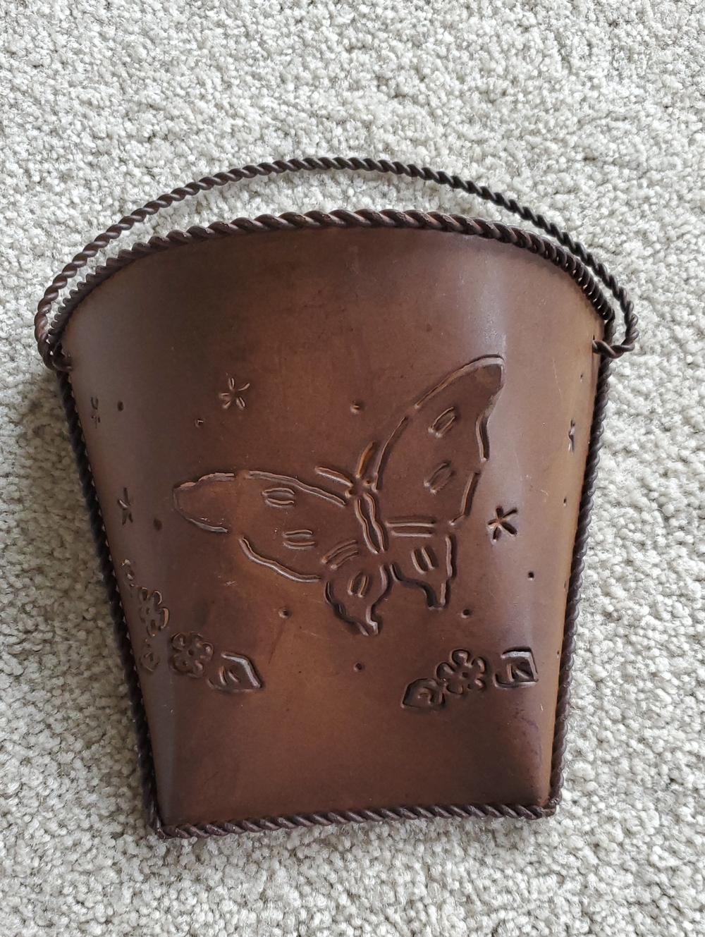 Butterfly Metal Wall Pocket